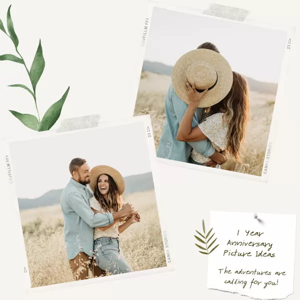 1 year anniversary picture ideas