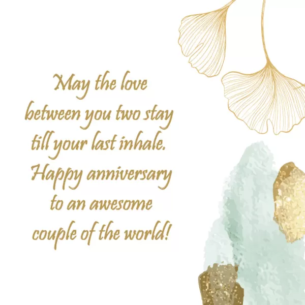 Couple celebrating their 10th anniversary