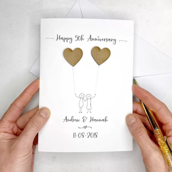 Personalized Anniversary Card