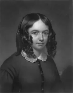 Portrait of the poet Elizabeth Barrett Browning