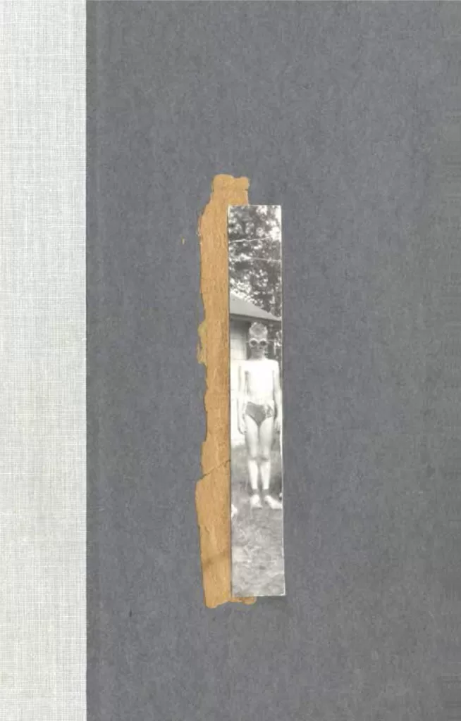 Image of the book cover for Anne Carson's Nox, a box-like object unfolded to reveal an accordion structure with text and images on it.